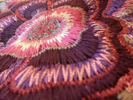Descubre el cinturón de crochet 3145 Pcviola rosa  Elegante y original